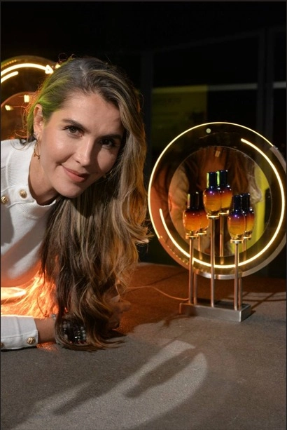 Isabel Cristina Estrada en lanzamiento de producto L’Occitane con influenciadoras en Colombia